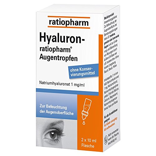Hyaluron-ratiopharm Augentropfen, 2x10 ml