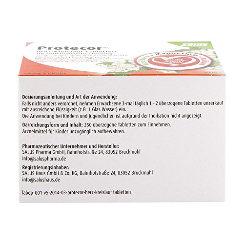 Protecor Herz Kreislauf Tabletten zur, zum funktio 250 stk - 3