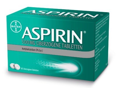 Aspirin 500 mg Tabletten, 80 St. - 2