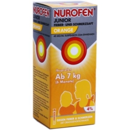 NUROFEN Junior Fieber-u.Schmerzsaft Oran.40 mg/ml 100 ml